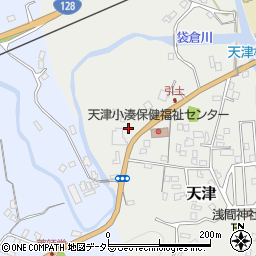 千葉県鴨川市天津157-3周辺の地図