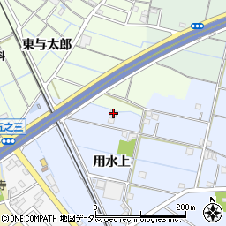 愛知県弥富市鯏浦町用水上16周辺の地図