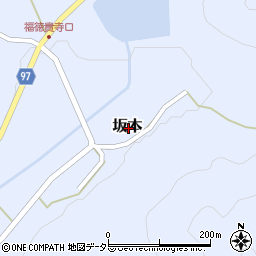 兵庫県丹波篠山市坂本周辺の地図