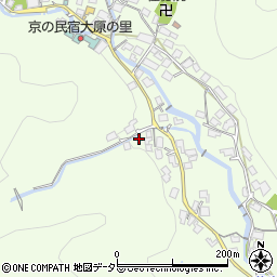 京都府京都市左京区大原草生町202周辺の地図