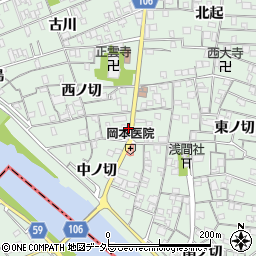 愛知県名古屋市中川区下之一色町中ノ切1周辺の地図