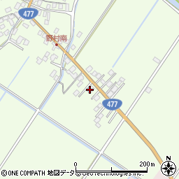 滋賀県近江八幡市野村町313周辺の地図