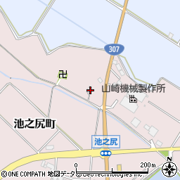 滋賀県東近江市池之尻町346周辺の地図