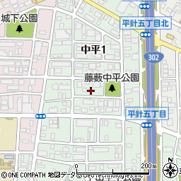 愛知県名古屋市天白区中平1丁目1606周辺の地図