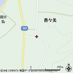 岡山県苫田郡鏡野町香々美459周辺の地図