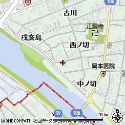 愛知県名古屋市中川区下之一色町中ノ切21周辺の地図