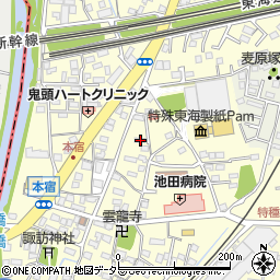 静岡県駿東郡長泉町本宿426周辺の地図