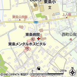 東条病院周辺の地図