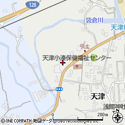 千葉県鴨川市天津158-1周辺の地図