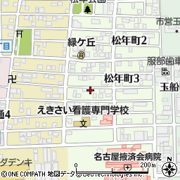 愛知県名古屋市中川区松年町3丁目70周辺の地図
