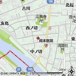 愛知県名古屋市中川区下之一色町中ノ切6周辺の地図