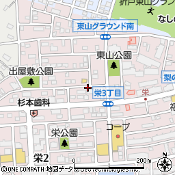 日進すずき整形外科周辺の地図