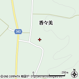 岡山県苫田郡鏡野町香々美497周辺の地図