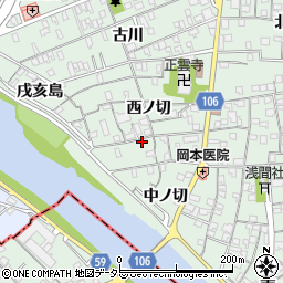 愛知県名古屋市中川区下之一色町中ノ切15周辺の地図