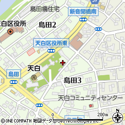 名古屋市天白消防署島田出張所周辺の地図