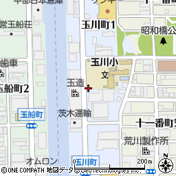 愛知県名古屋市中川区玉川町周辺の地図