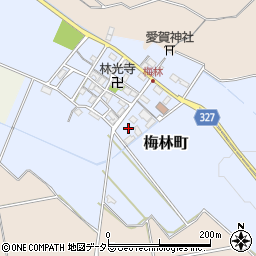滋賀県東近江市梅林町562周辺の地図