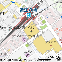 ゆうちょ銀行イオン近江八幡店内出張所 ＡＴＭ周辺の地図