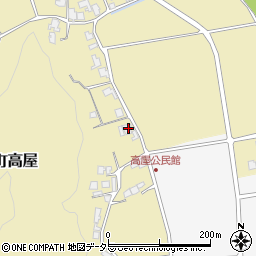 京都府南丹市園部町高屋垣内周辺の地図