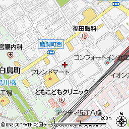 カリッジュ近江八幡店周辺の地図