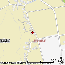 京都府南丹市園部町高屋（垣内）周辺の地図