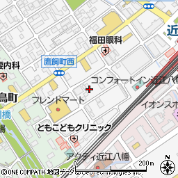 スクール・ワン近江八幡教室周辺の地図