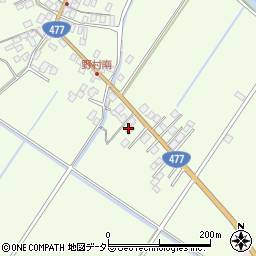 滋賀県近江八幡市野村町311周辺の地図