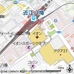 スガキヤ近江八幡イオン店周辺の地図