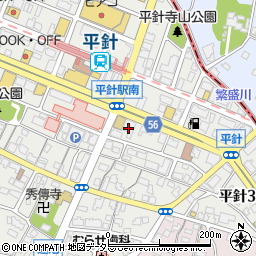 岡崎信用金庫平針支店周辺の地図