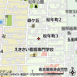 愛知県名古屋市中川区松年町3丁目48-3周辺の地図