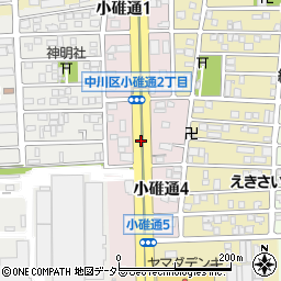 愛知県名古屋市中川区小碓通周辺の地図