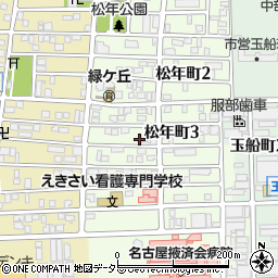 愛知県名古屋市中川区松年町3丁目48-5周辺の地図