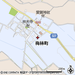 滋賀県東近江市梅林町561周辺の地図