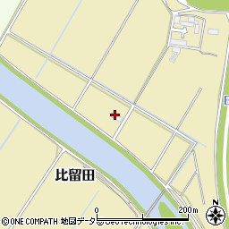 滋賀県野洲市比留田3990-1周辺の地図