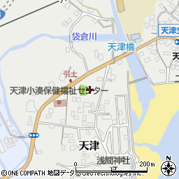千葉県鴨川市天津168周辺の地図