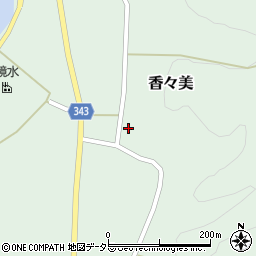 岡山県苫田郡鏡野町香々美460周辺の地図