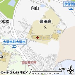 愛知県立豊田高等学校周辺の地図