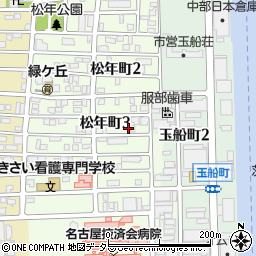 愛知県名古屋市中川区松年町3丁目56周辺の地図
