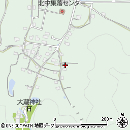 兵庫県丹波市柏原町北中221周辺の地図