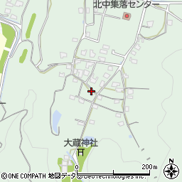 兵庫県丹波市柏原町北中283周辺の地図