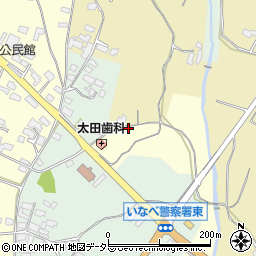 三重県いなべ市員弁町上笠田1664周辺の地図