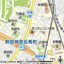 日本郵便熱田郵便局周辺の地図