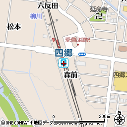 四郷駅周辺の地図