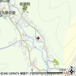 京都府京都市左京区大原草生町113周辺の地図