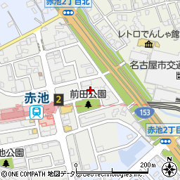 愛知県日進市赤池2丁目411周辺の地図