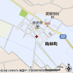 滋賀県東近江市梅林町275周辺の地図