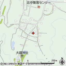 兵庫県丹波市柏原町北中248周辺の地図