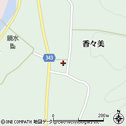 岡山県苫田郡鏡野町香々美457周辺の地図