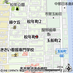 愛知県名古屋市中川区松年町3丁目33-3周辺の地図