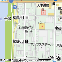 愛知県名古屋市中川区下之一色町松蔭５丁目20周辺の地図